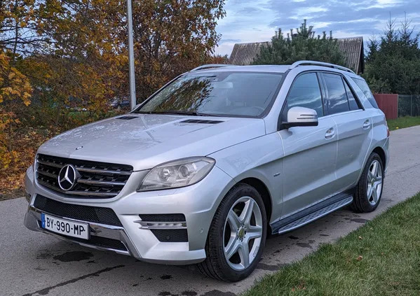 łódzkie Mercedes-Benz ML cena 89900 przebieg: 181000, rok produkcji 2012 z Nekla